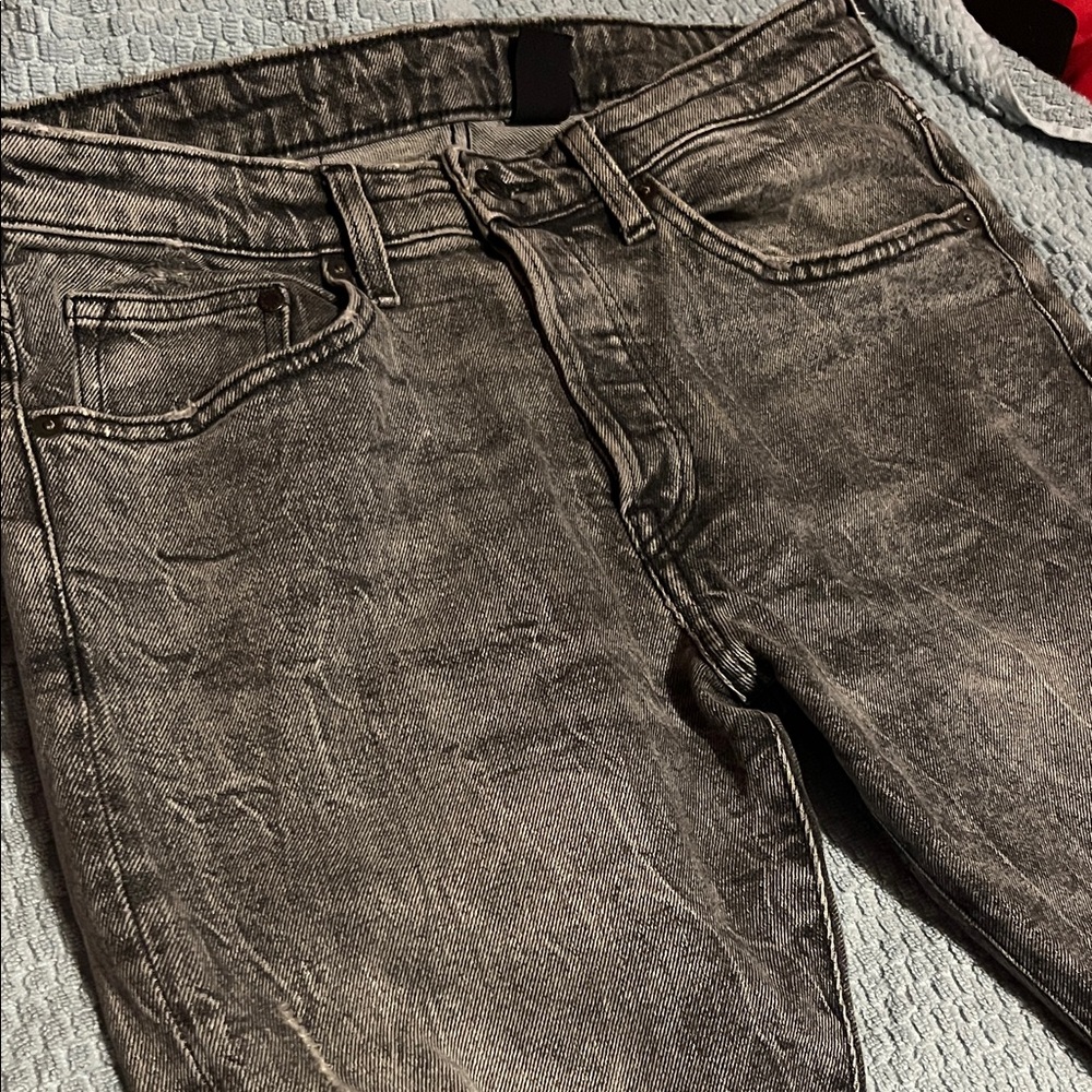Stylish Gray Slim Fit Jeans for Men